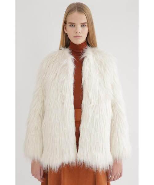 ムートンコート　JILL STUART ファー JILL by JILL STUART｜◇フェイクムートンジャケット | Rakuten