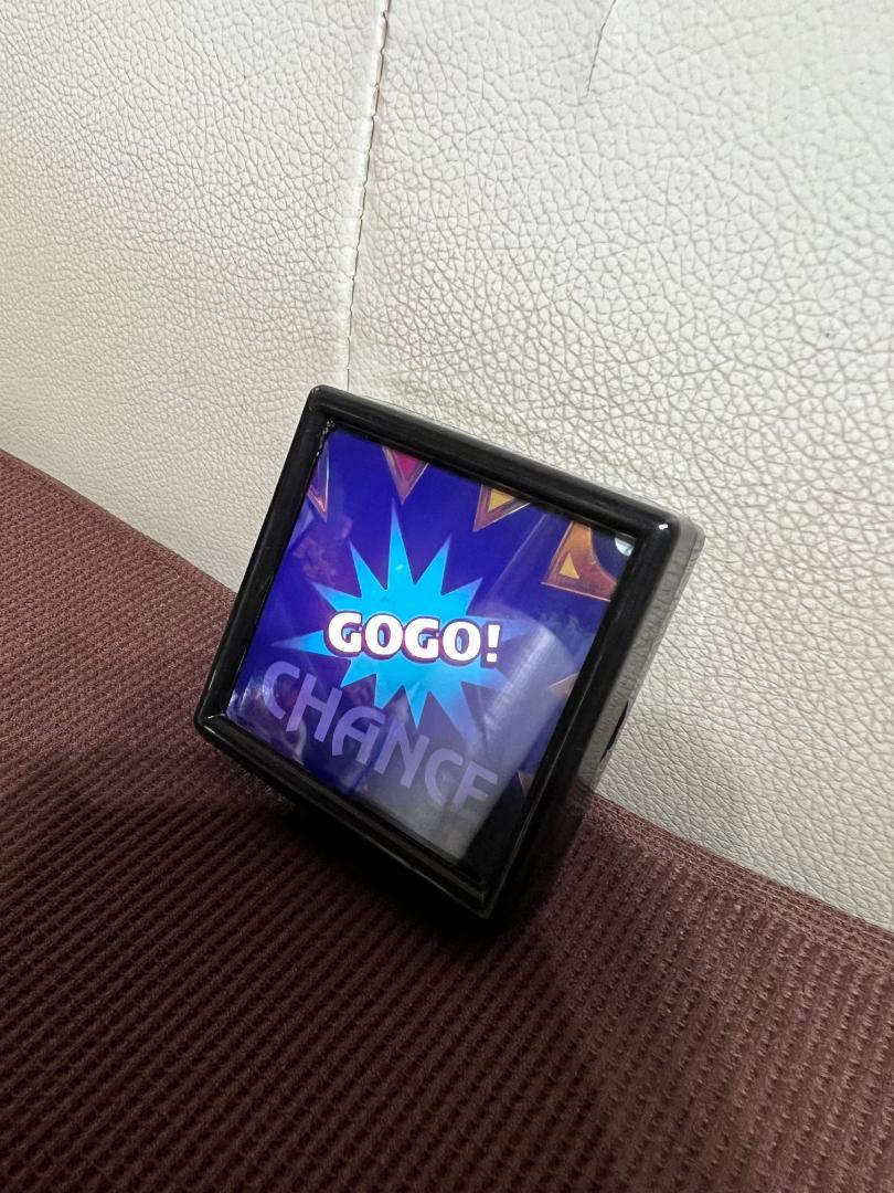 ハッピージャグラー GOGO!ランプ カラー 実機パネル使用加工品！LED点灯！ ハッピージャグラー GOGO!ランプ カラー 実機パネル使用加工品