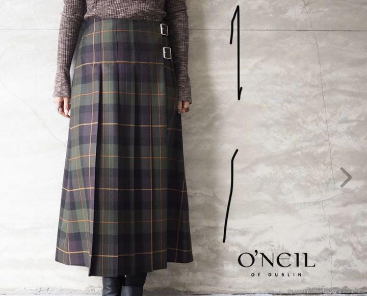 Mセール特価オニールオブダブリン スカート O'NEIL OF DUBLIN プリーツ ...