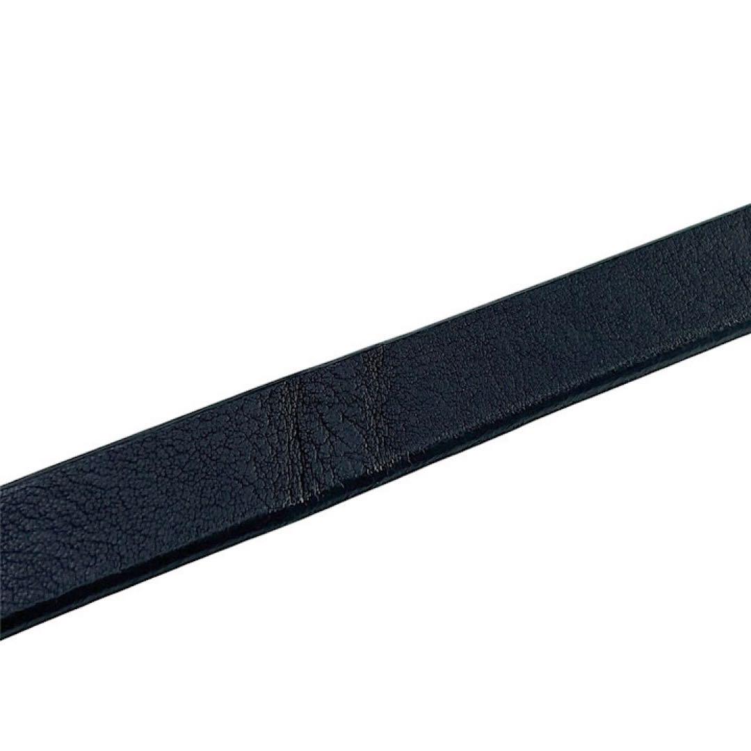 新品　ナローベルト　スタッズベルト　栃木レザーベルト　ロングベルト　【Nje】