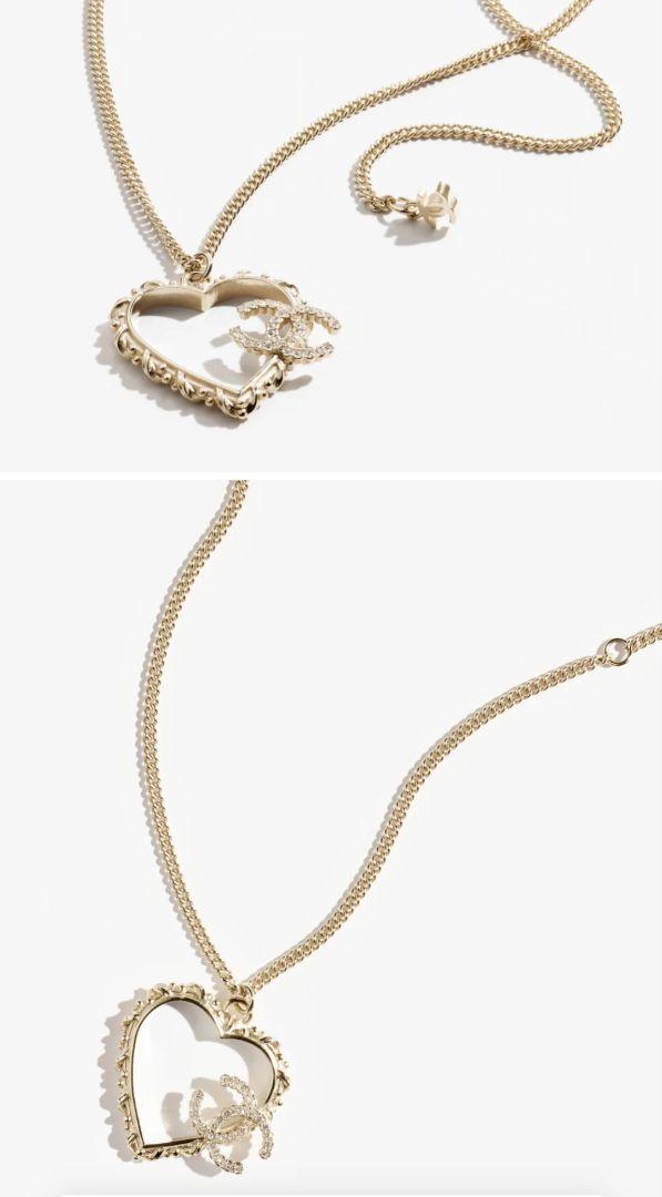 【CHANEL】 【シャネル】 ペンダント エレガンス ハート 新作 CHANEL ハート ペンダントネックレス