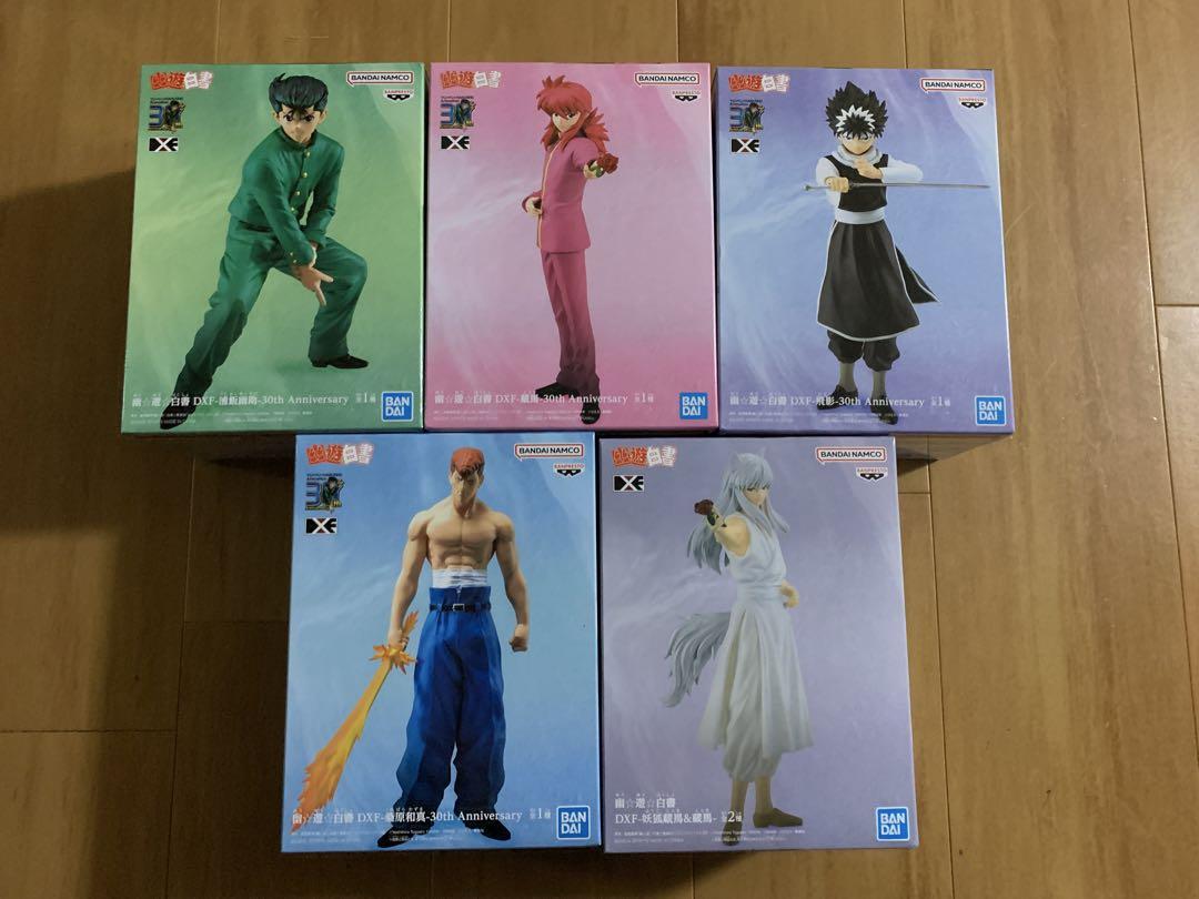 半額 50％OFFの通販 幽遊白書 DXF フィギュア5点セット Anniversary 30th コミック・アニメ