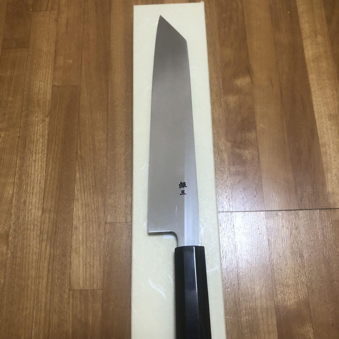 堺打刃物】銀三鋼 切付240mm 黒檀八角水牛柄和包丁