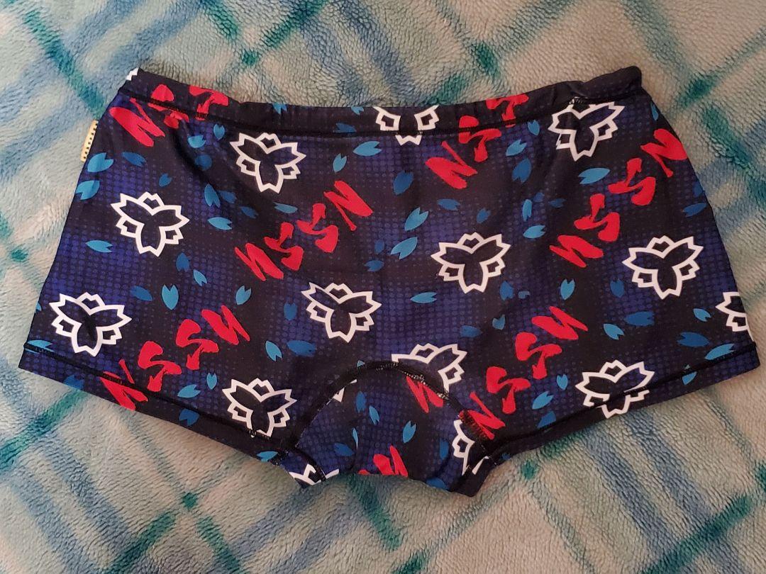 MIZUNO 日体大 ボックス型水着 Sサイズ 裏布ナシ 派手