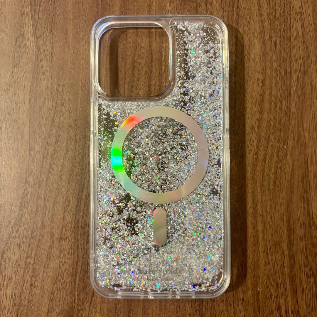 kate spade iPhone15ProMaxケース オパール グリッター MagSafe 428.jpg