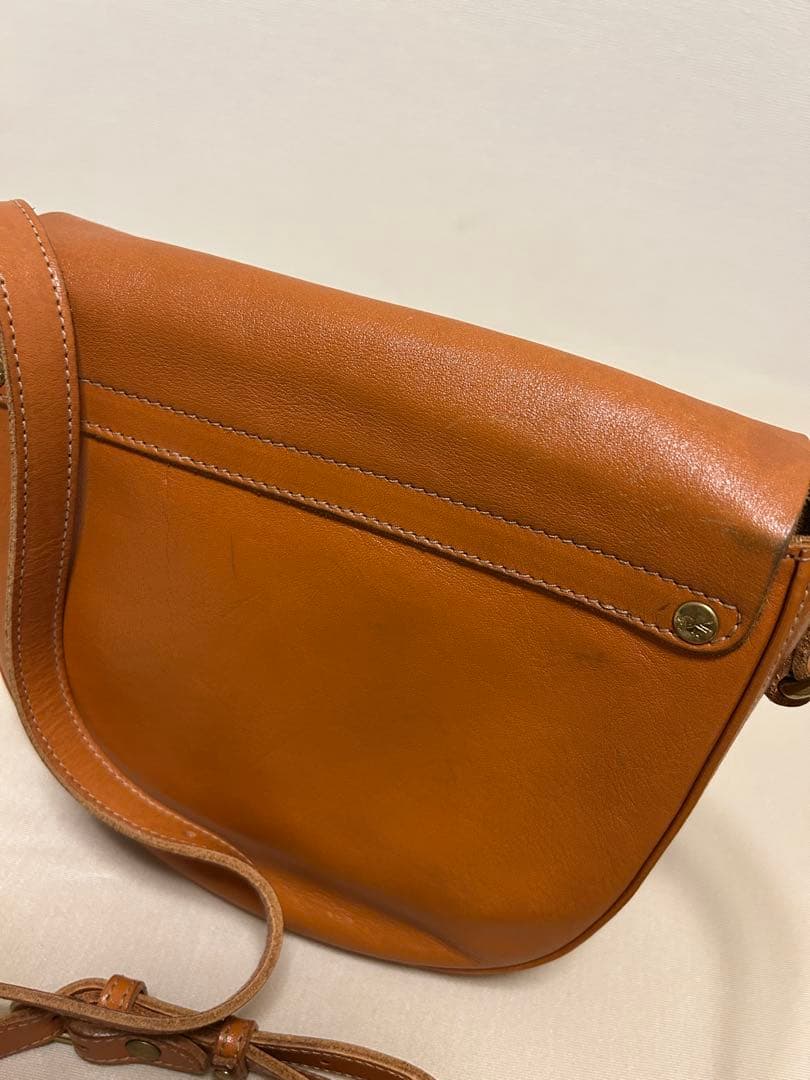 IL BISONTE ショルダーバッグ 保存袋付き ライトブラウン IL BISONTE ショルダーバッグ 保存袋付き ライトブラウン