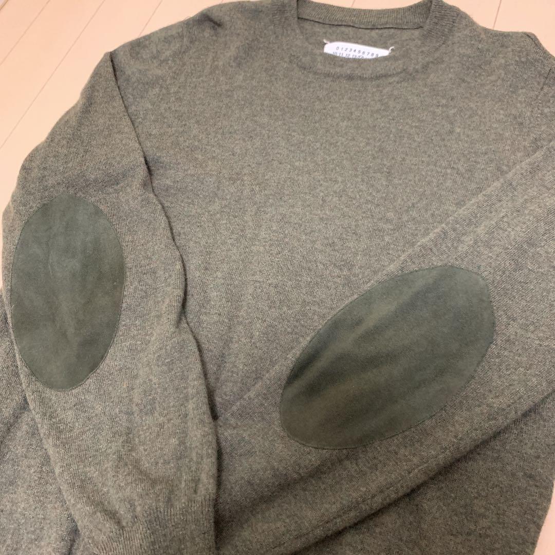 【美品】Maison Margiela 定番 エルボーパッチニット