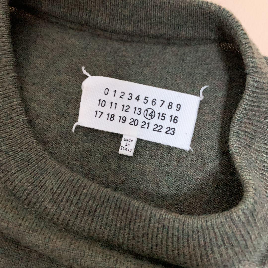 【美品】Maison Margiela 定番 エルボーパッチニット