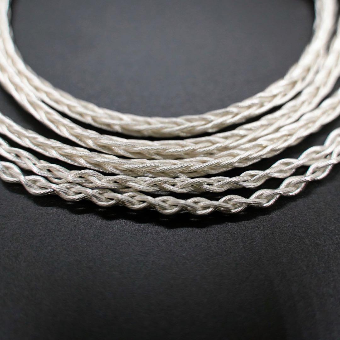 【1点のみ】銀銅合金導体 8コア1064芯 MMCX/4.4mmバランス
