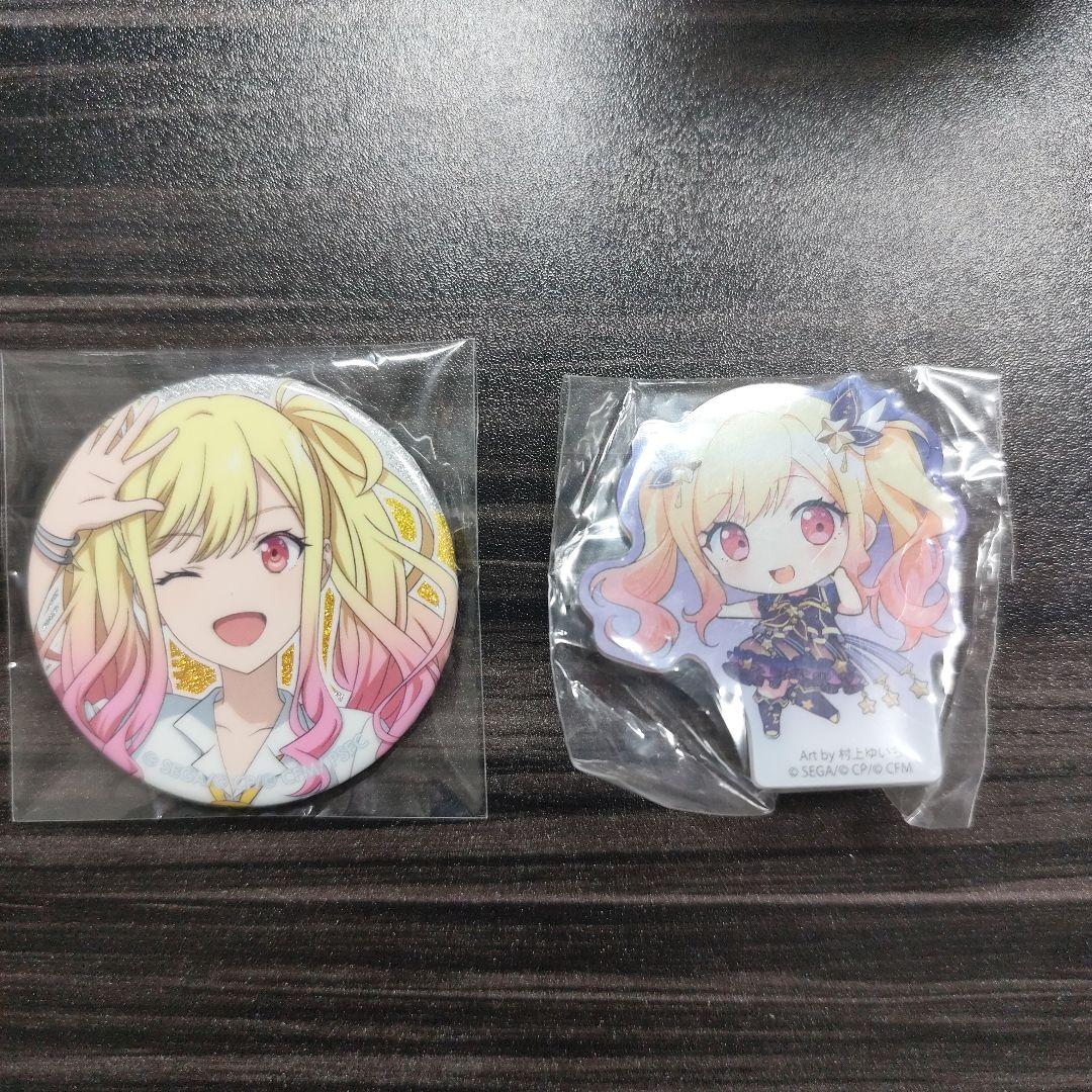 天馬咲希 グリッター缶バッジ - メルカリ