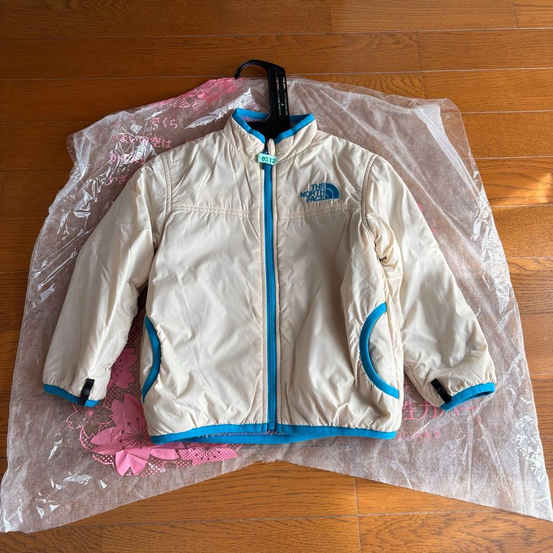 【クリーニング済】THE NORTH FACE リバーシブルジャケット 100