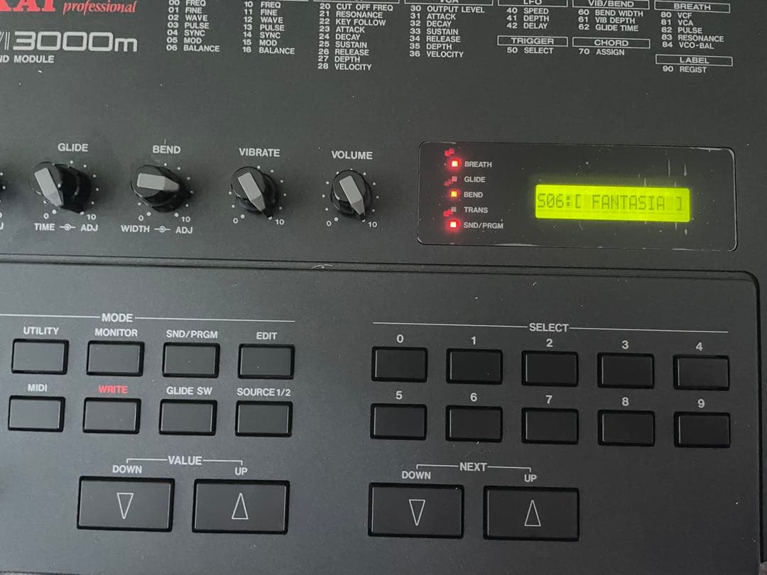 AKAI EWI3000m サウンドモジュール 専用音源 ラックマウント アカイ AKAI EWI3000m サウンドモジュール 専用音源 ラックマウント アカイ