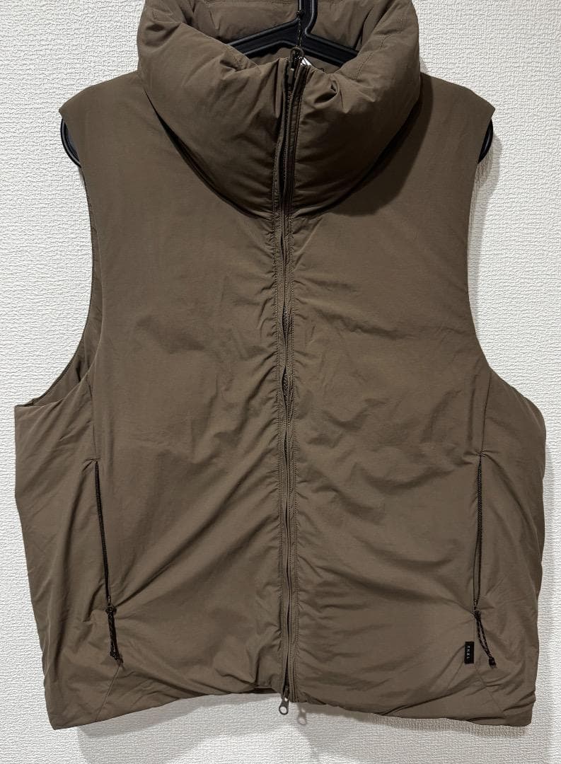 エカル ALLIED スタンドダウンベスト サイズS ブラウン 新品 本物