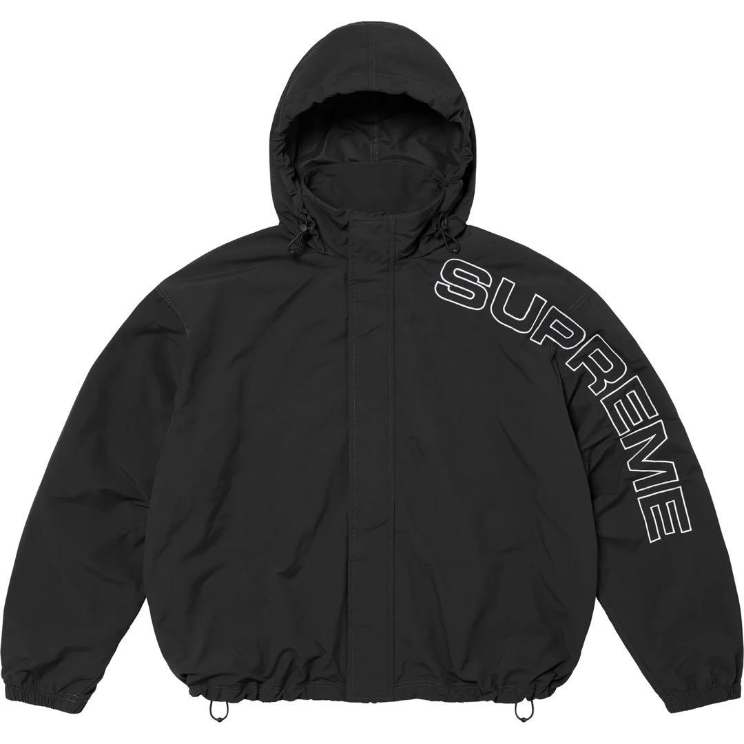 ジャケット・アウター XL Spellout Embroidered Track Jacket