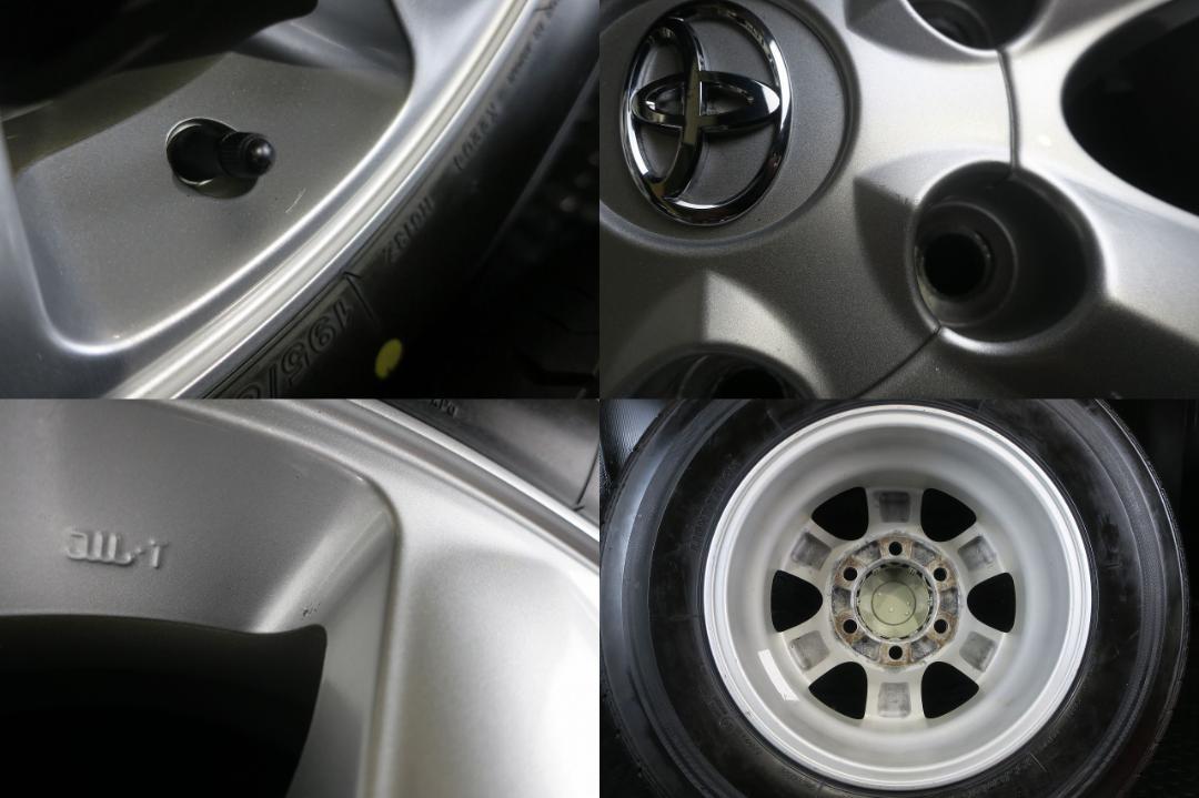 トヨタ純正 200系 ハイエース アルミホイール 新車外し 195/80R15