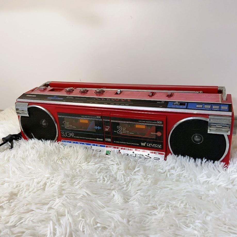 TOSHIBA RTーSW7 SUGARラジカセ Yahoo!オークション - TOSHIBA 東芝 SUGAR RT-SW7 ステレオ