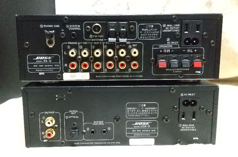 リモコン ジャンク RA-12 CDA-12 ウーファー ng1Ix-m74186001863 BOSE AM-5Ⅲ アンプ