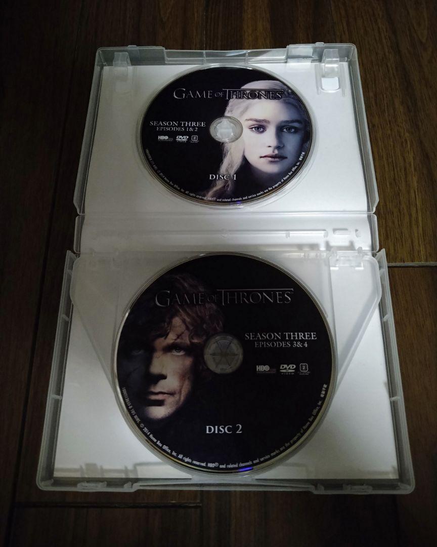 【超大作】Game of Thrones 第１〜3章 DVD BOXセット