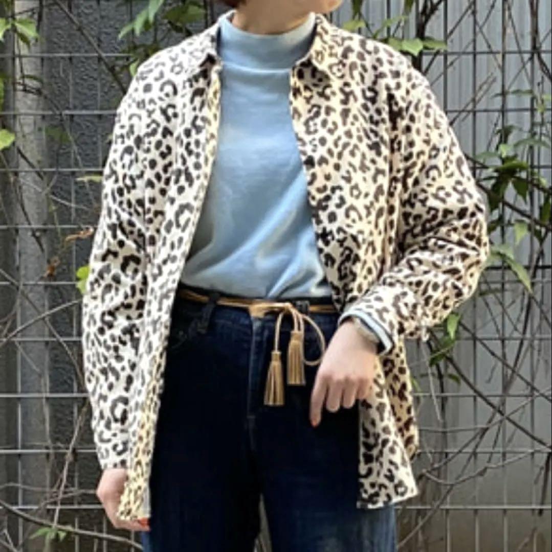 BEAMS レオパード ライダース 豹柄 HELLCATPUNKS 】ヒョウ柄 ライダースジャケット ヘルキャット