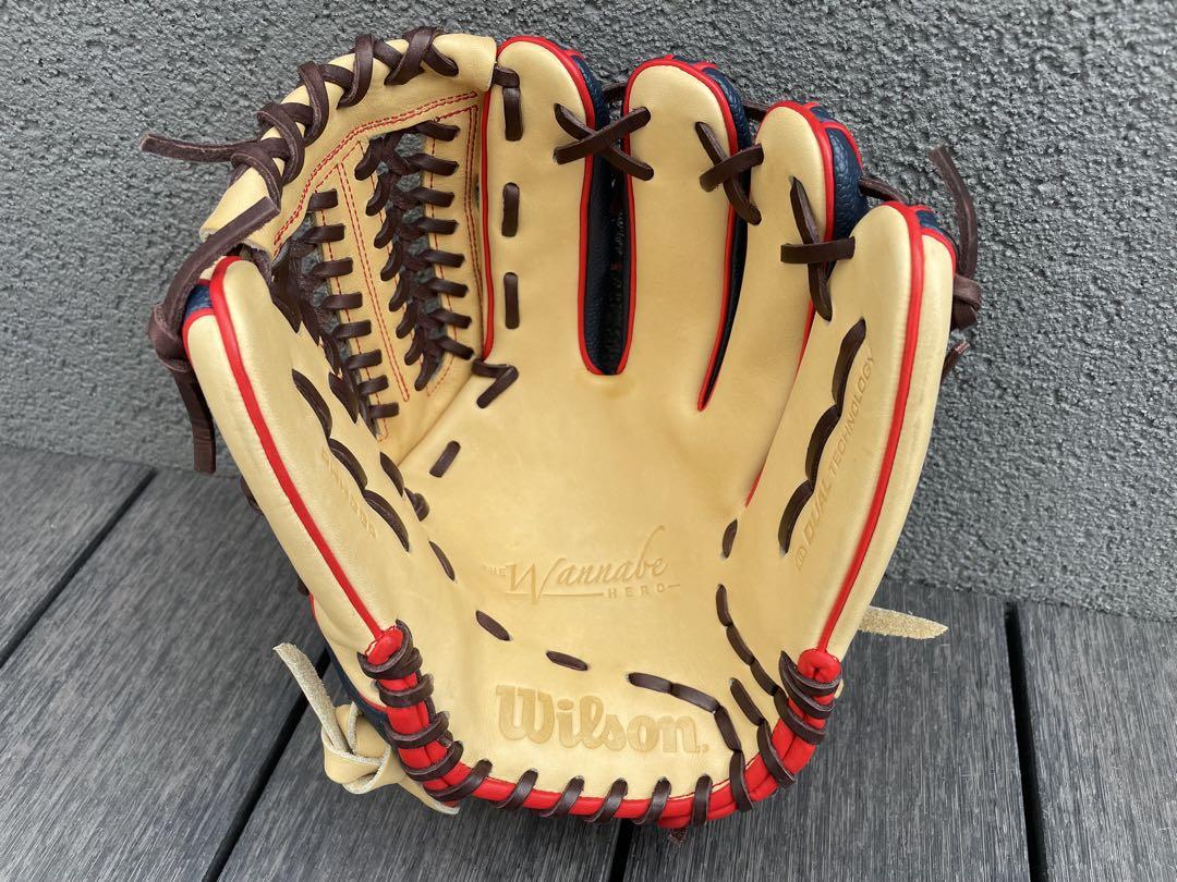激安挑戦！！ ウィルソン Wilson ワナビーヒーロー 投手用 オールラウンド用 グローブ