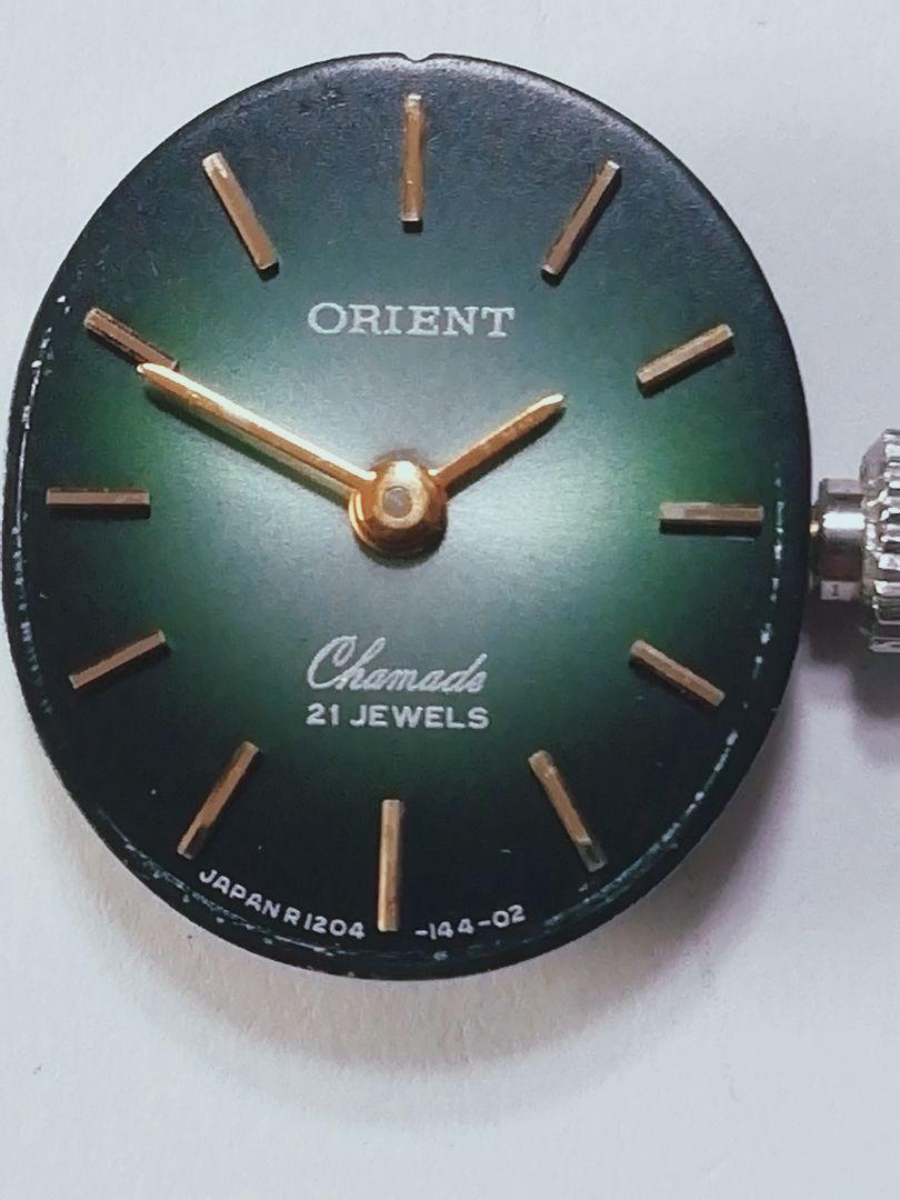 オリエント ORIENT 未使用 シャマード 手巻き レディース 21石