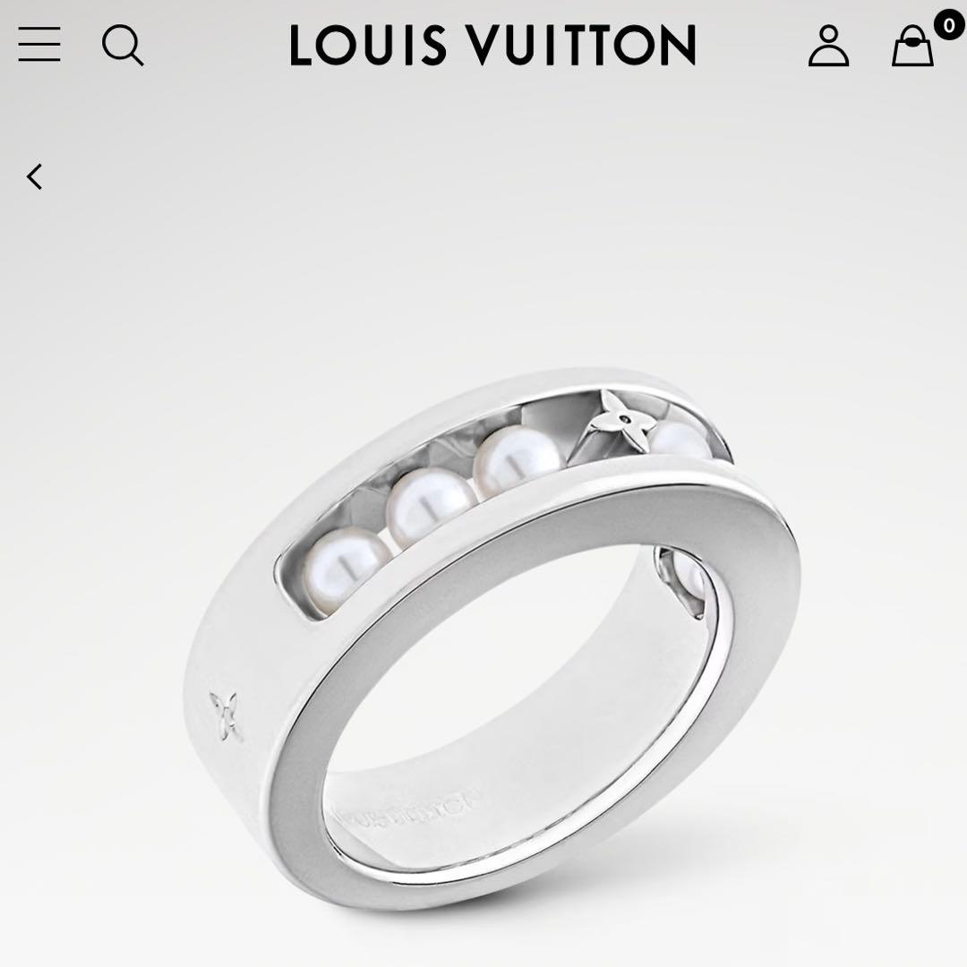 LOUIS VUITTON リング・パール フュージョン