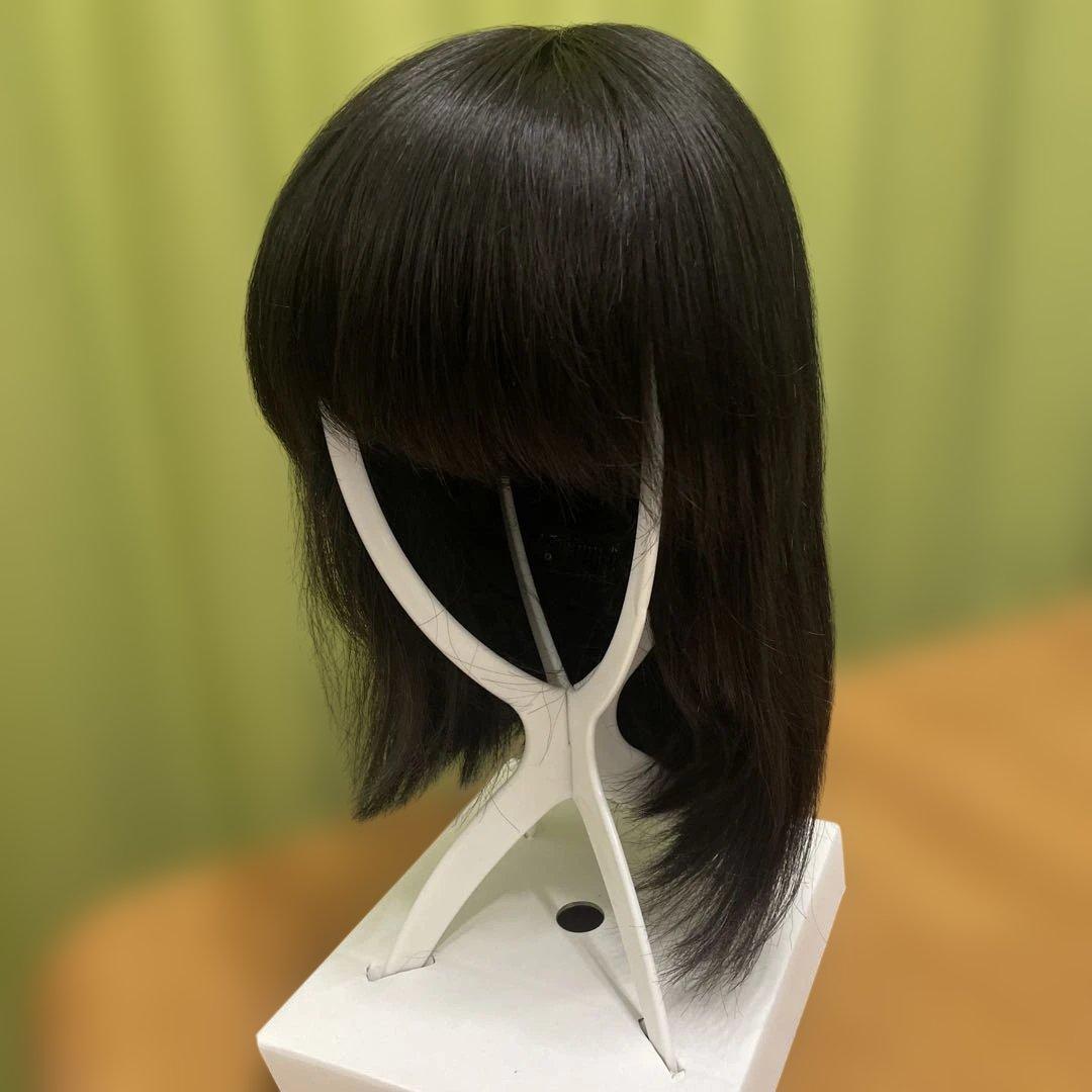フルウィッグ CASUA 人毛 セミロング