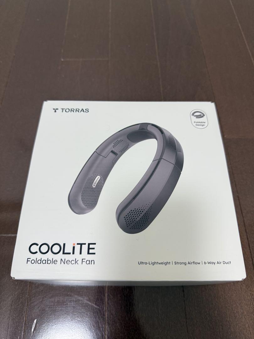 TORRAS COOLITE 折りたたみネックファン「2025新モデル極美品」