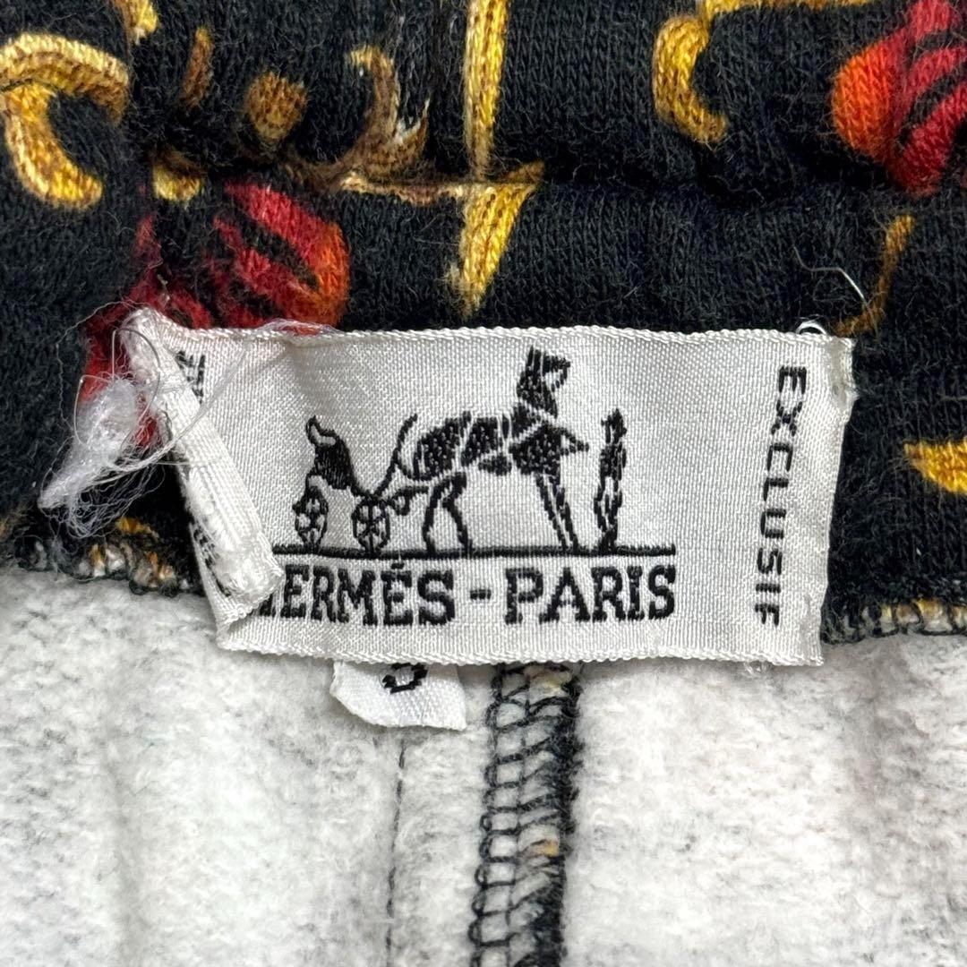 【希少/限定モデル】Hermes エルメス カジュアル スウェットパンツ 総柄