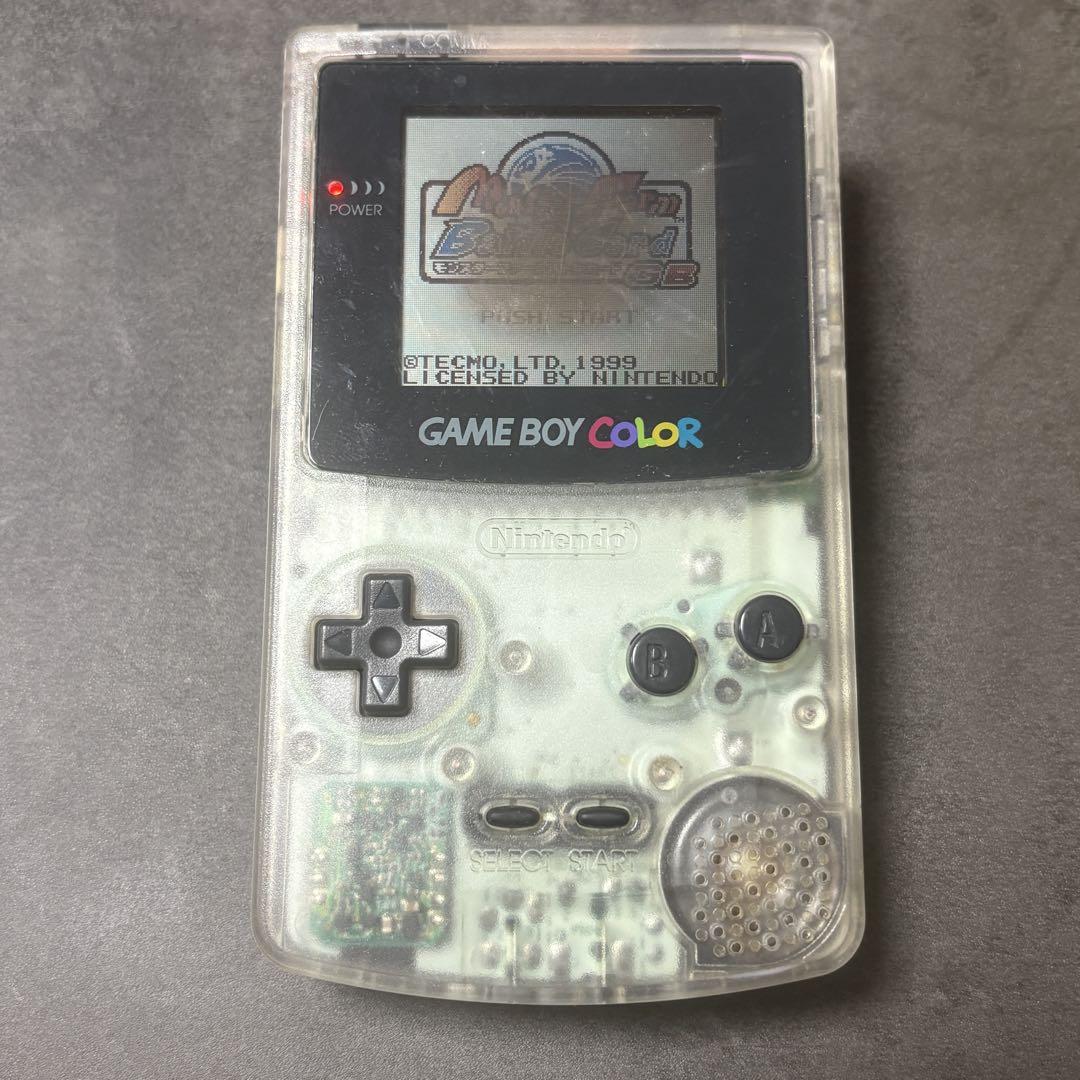 CF332★動確済み★ 任天堂 ゲームボーイカラー 本体CGB-001 クリア