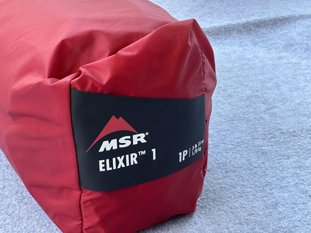 MSR エリクサー1 グリーン　ソロ用テント
