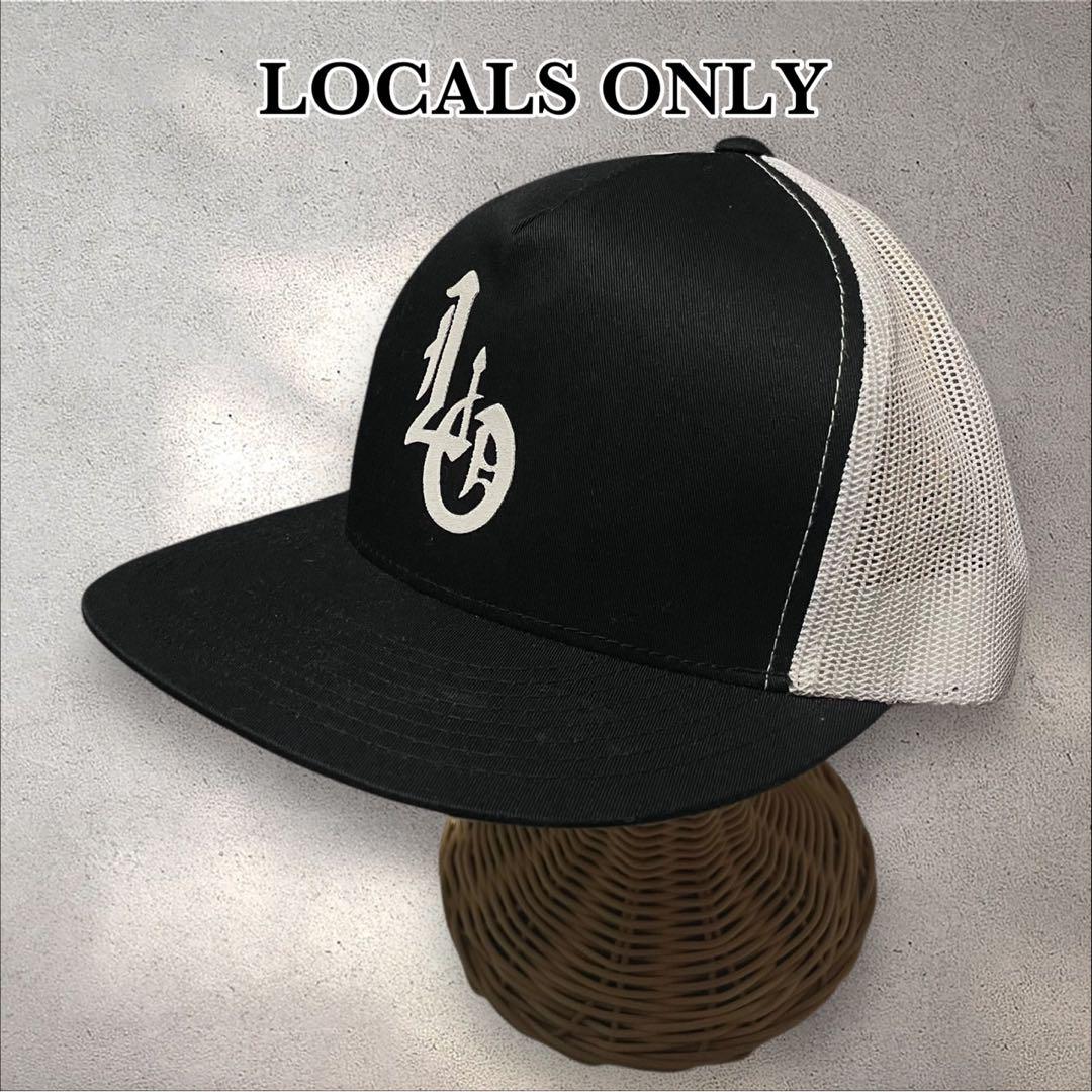 LOCALS ONLY キャップ LO MESH CAP 刺繍 ブラック