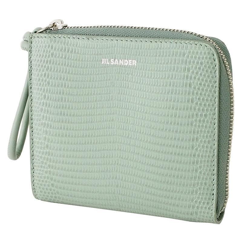 ジルサンダー コンパクトウォレット J07VL004 ハーバーブルー シルバーJIL SANDER