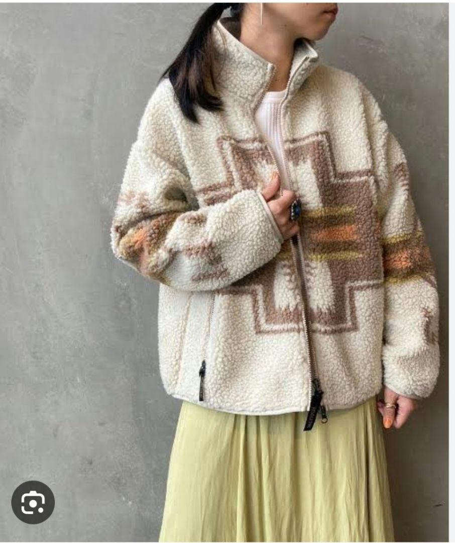 PENDLETON　ジャガードボアフリーススタンドブルゾン