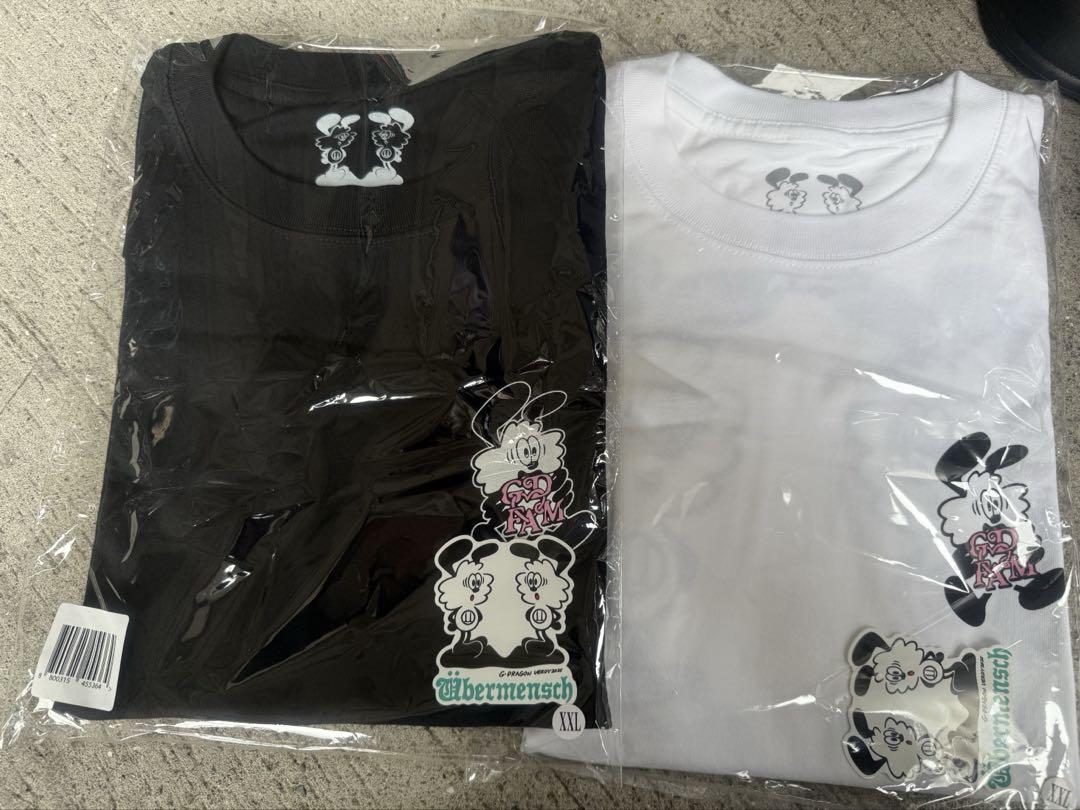 VERDY x G-DRAGON Ubermensch T-Shirt 黒 白