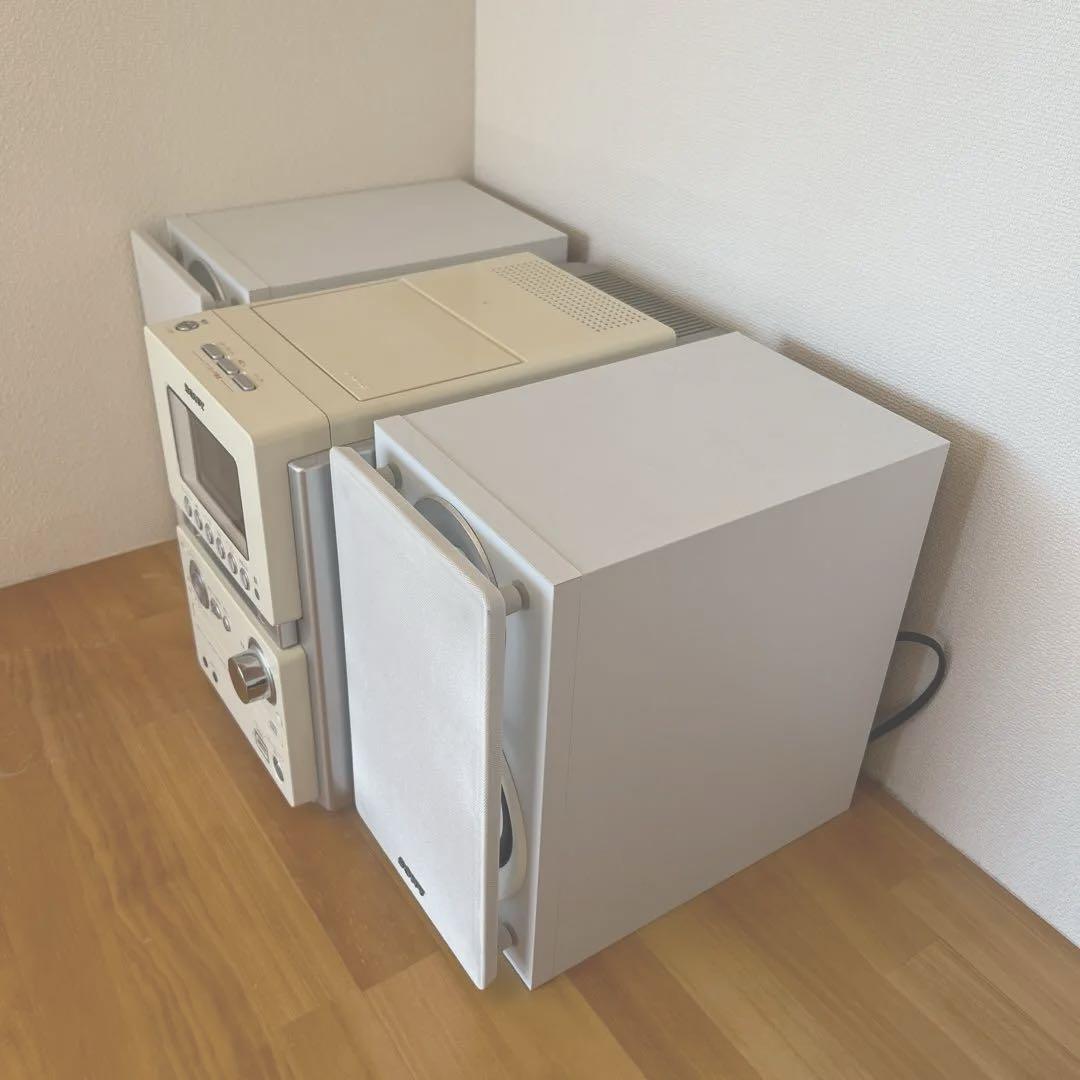 最高の SONY カセットプレイヤー MD スピーカーCMT-M35WM／CD コンポ ラジオ・コンポ