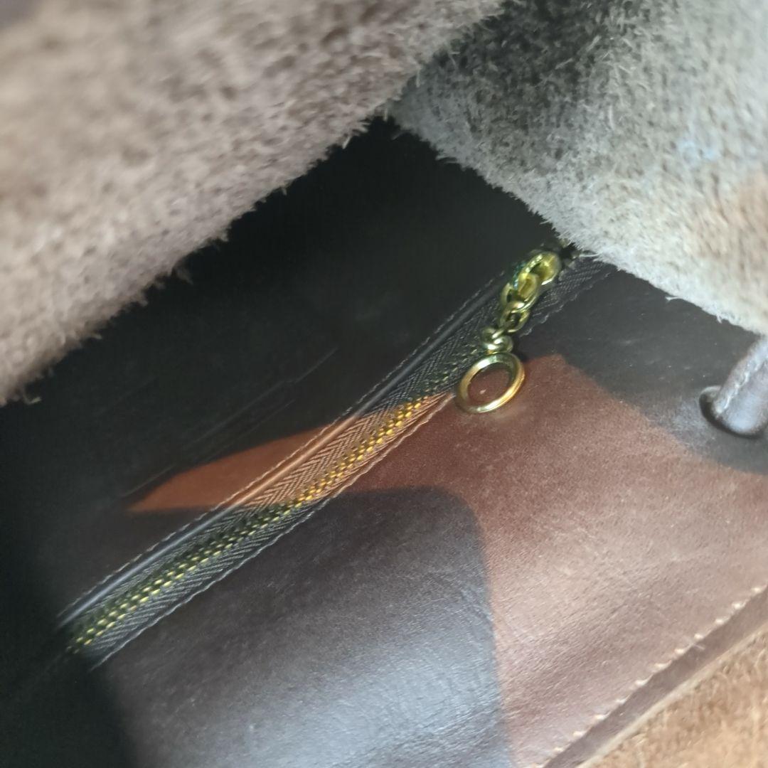 美品COACH オールドコーチ ミニリュックサック ターンロック 9960 茶
