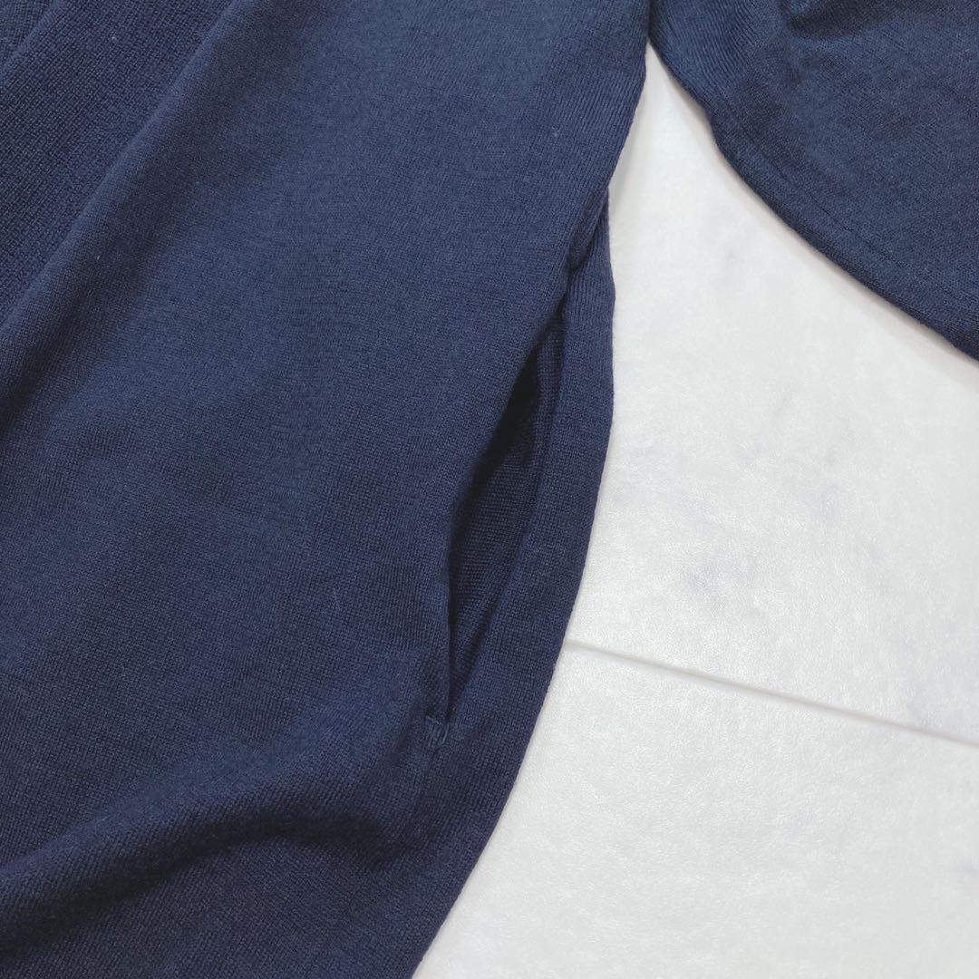 theory luxe シルク混 ロングカーディガンガウン ウエストリボン