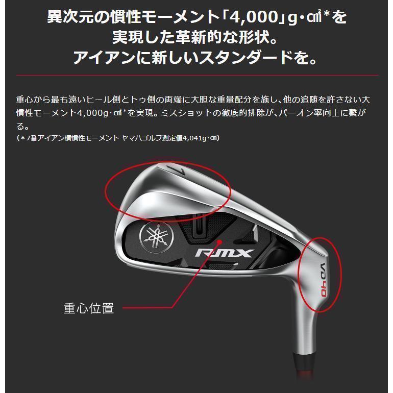 新品 ヤマハ RMX VD40 アイアンセット I#5（24°） スチール S