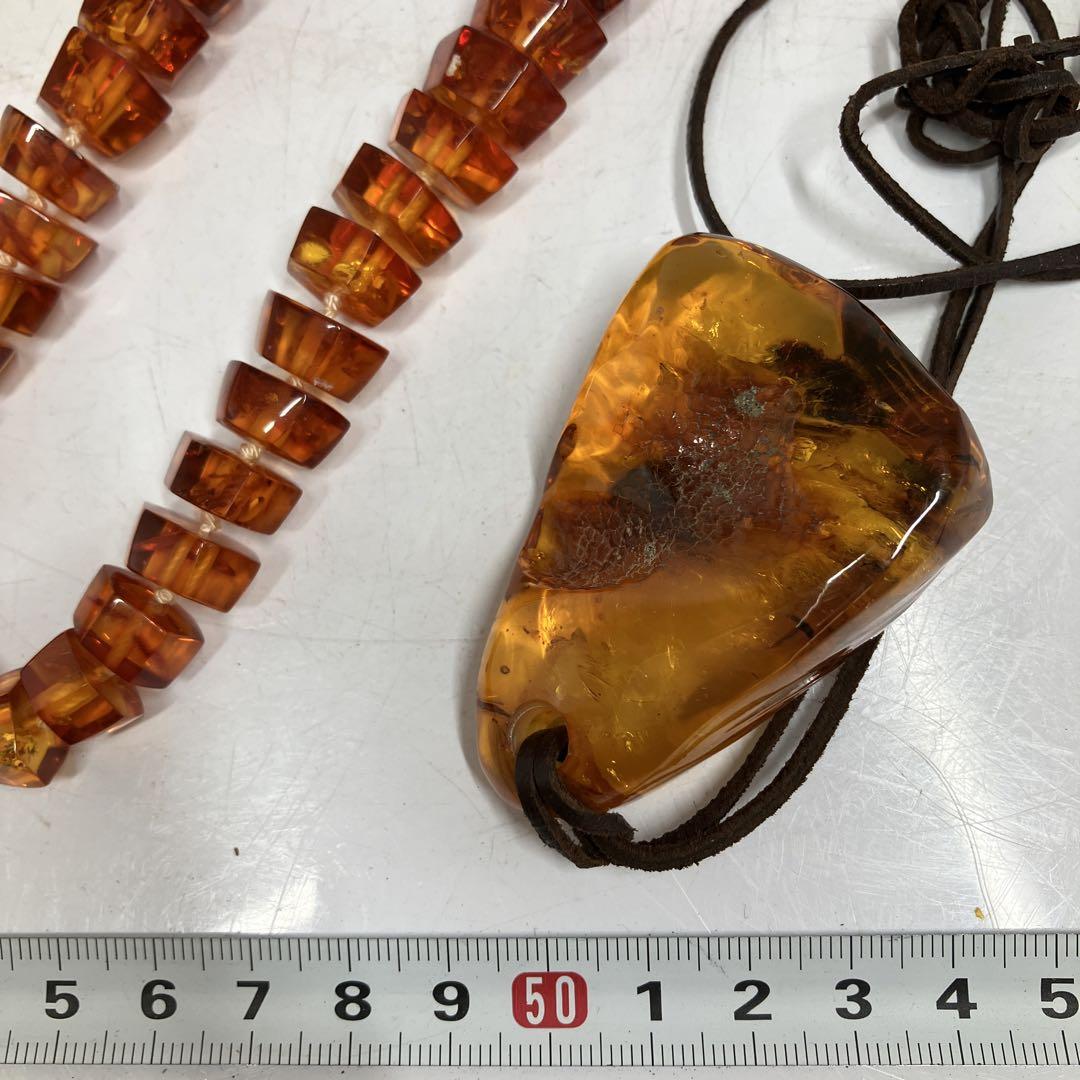 ひ872 超美品　コハク　大玉　琥珀　アンバー　オレンジネックレス 楽天市場】【美品】天然こはく 琥珀 大玉（1.2cm～1.8cm玉