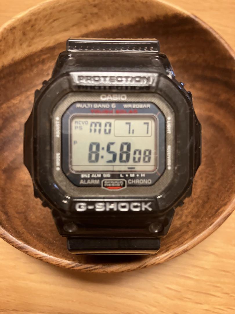 ＧショックGW Ｓ5600 電波ソーラー　カーボンファイバーバンド　ブラック