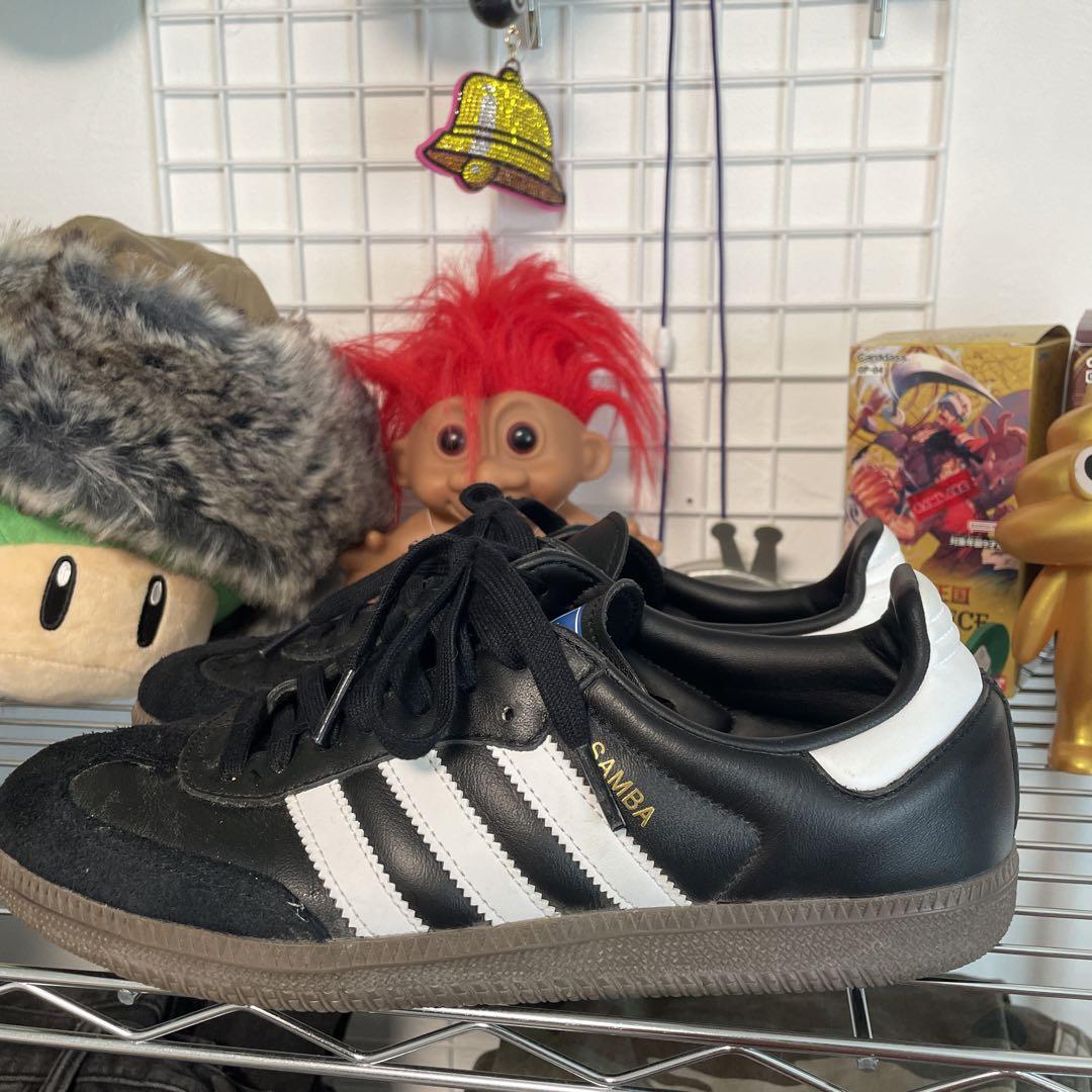 adidas Samba シューズ 黒/白