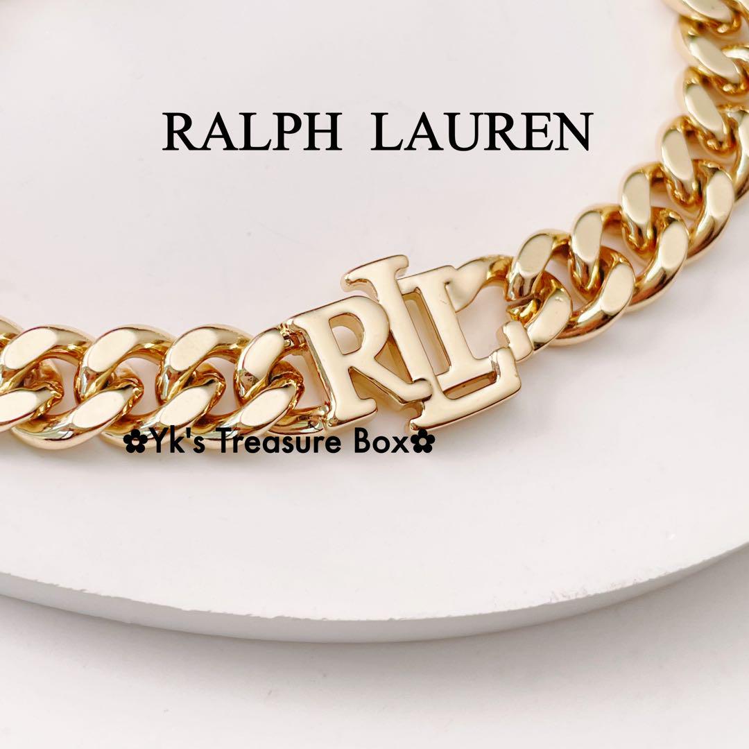 （US発）LAUREN RALPH LAUREN チェーンブレスレット RLL Ralph Lauren Silver Tone Round Chain Link Toggle Clasp