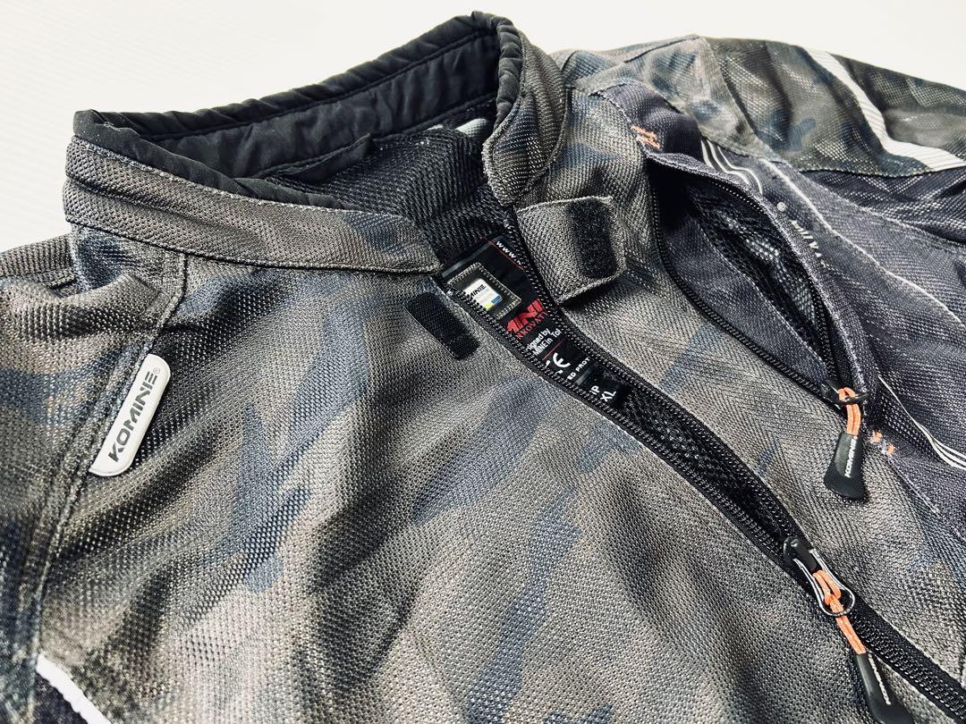 KOMINE コミネ 迷彩 フルメッシュ ジャケット XL - メルカリ