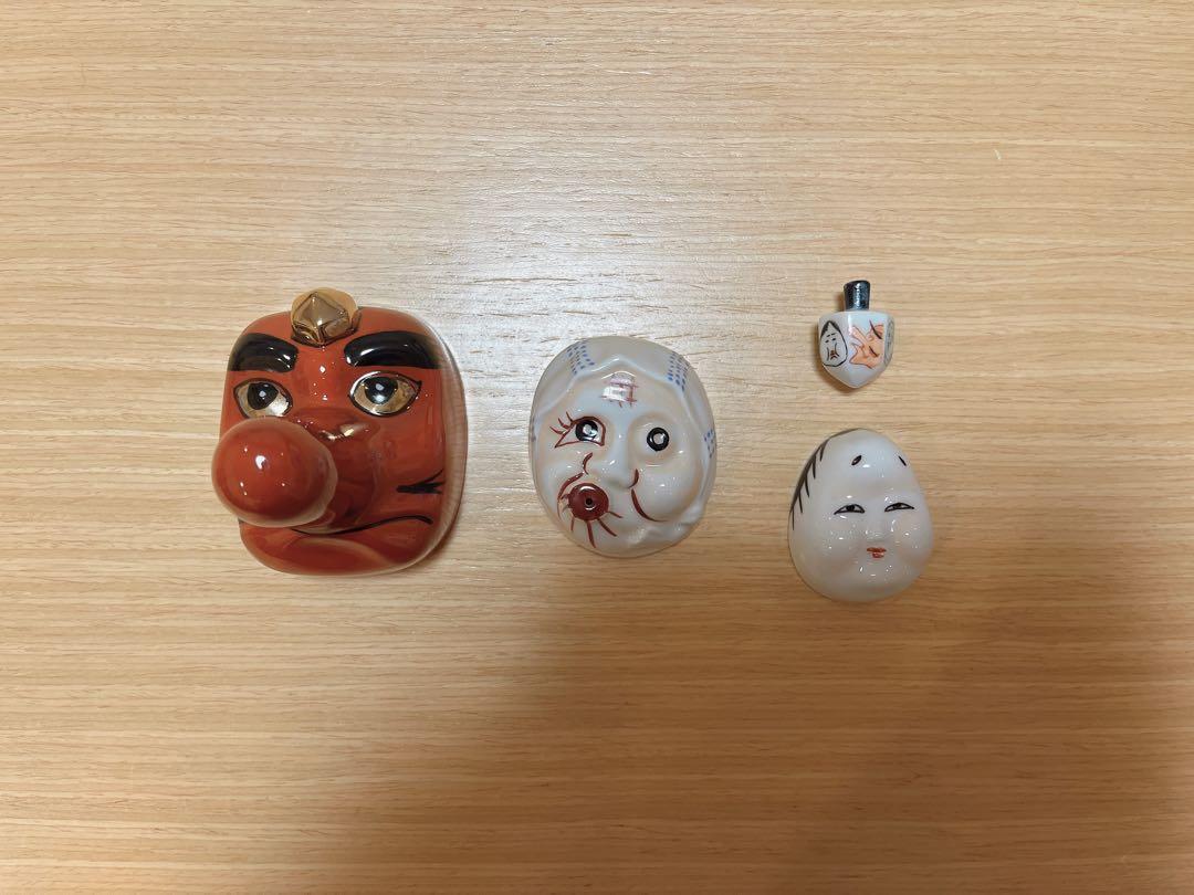 彩堂窯 紅白 天狗座興杯盃駒セット 土佐のべく盃