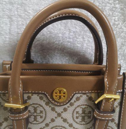 新品✨トリーバーチ 2way ショルダーバッグ Tモノグラム ジャガード