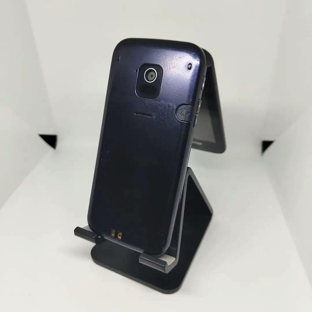 docomo F-02J らくらくホン　ネイビー 【動作確認済み】