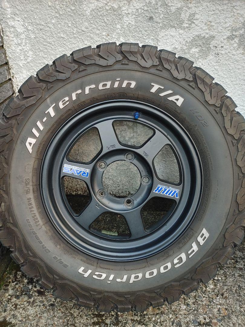 RAYS　TE37X　マットブラック　ジムニー　KO2　４本セット　※