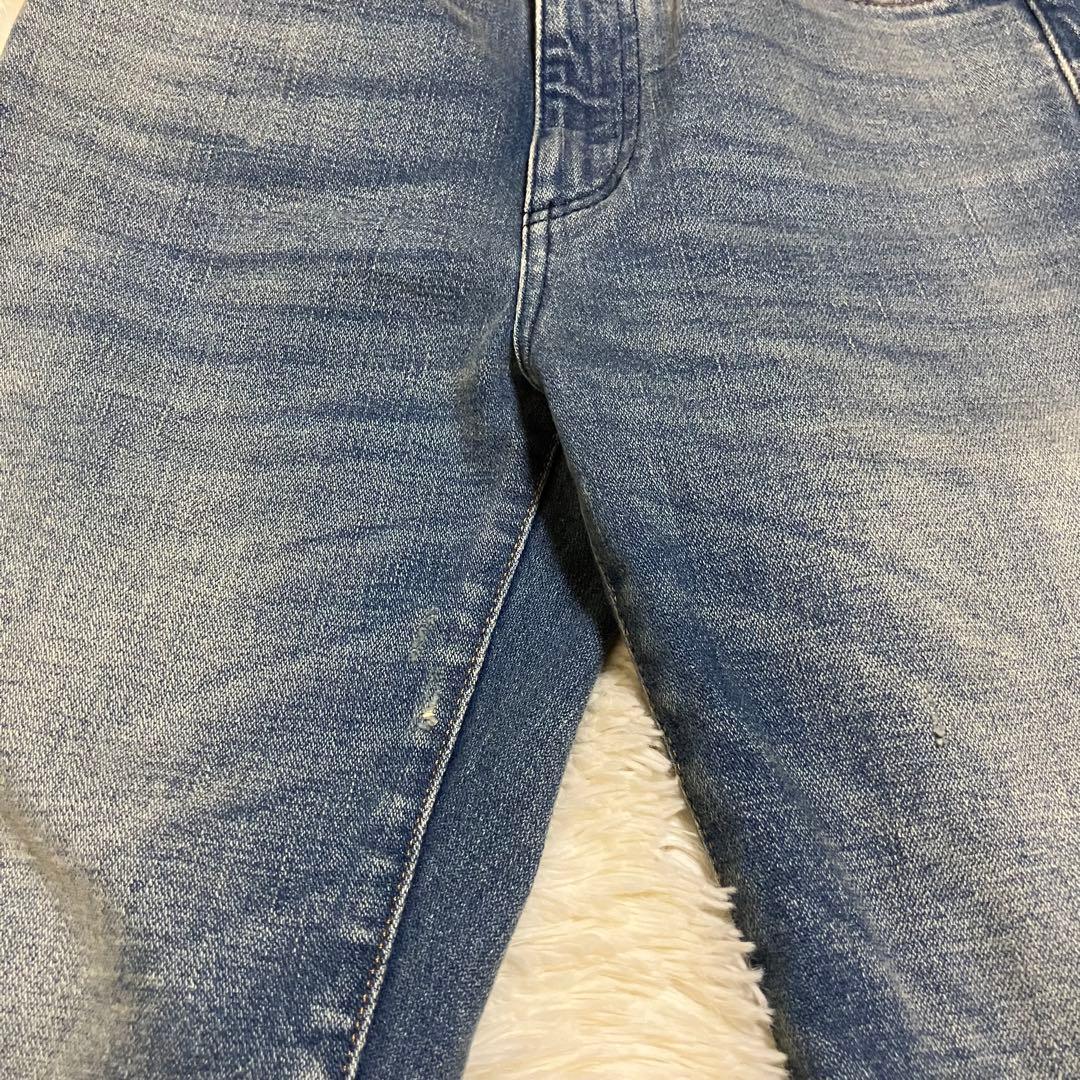 グッチ　ロゴ　イチゴ　いちご　刺繍　加工　デニム