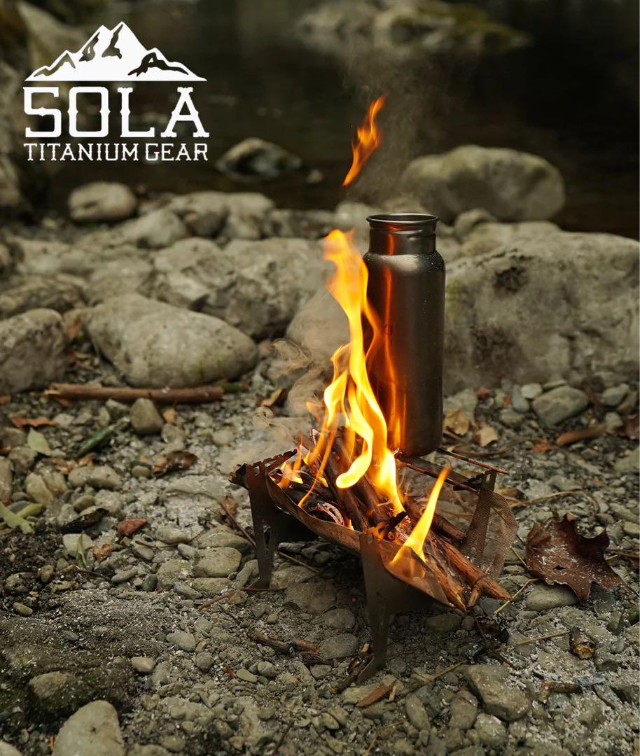 【中古】ソラチタニウムギア　スーパーネイチャーストーブ　SOLA
